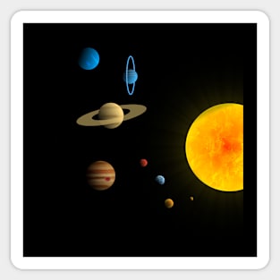 Solar System Sticker